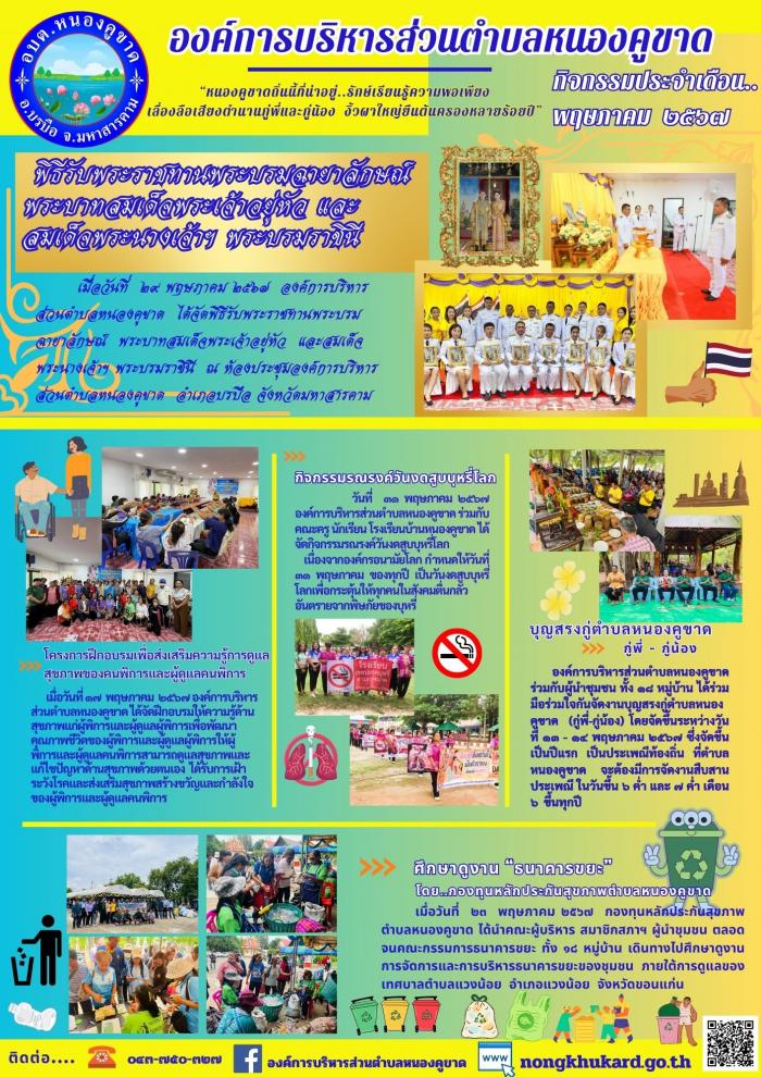 กิจกรรมเดือนพฤษภาคม 2567